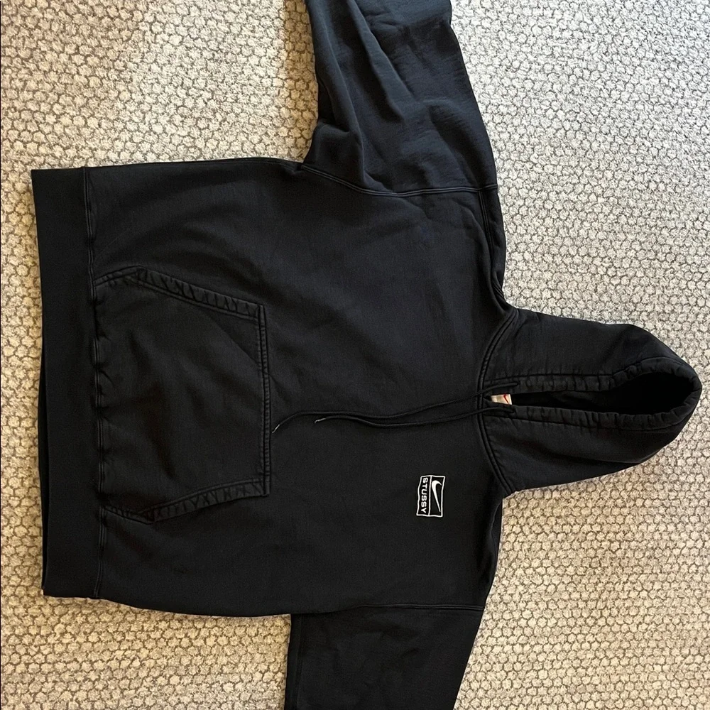 Stussy Black Pullover Hoodie - Picture 2 of 4